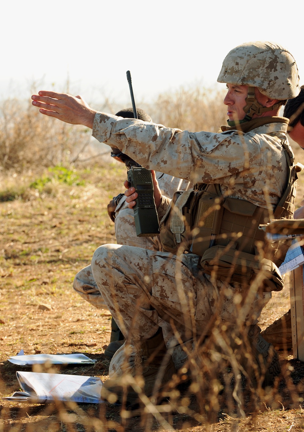 US Marines, Australian troops coordinate close air support during Talisman Sabre 2011