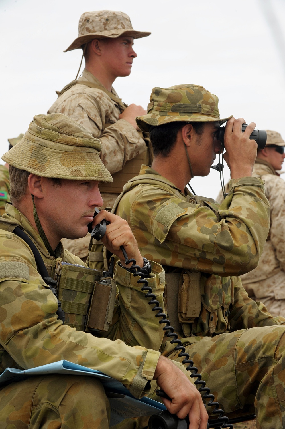 US Marines, Australian troops coordinate close air support during Talisman Sabre 2011