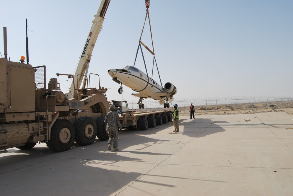 Soldiers and Airmen recover, dismantle damaged aircraft