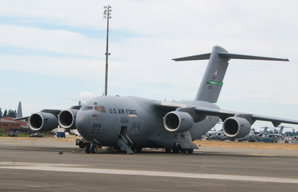 C-17s are part of Air Mobility Rodeo 2011 in Washington