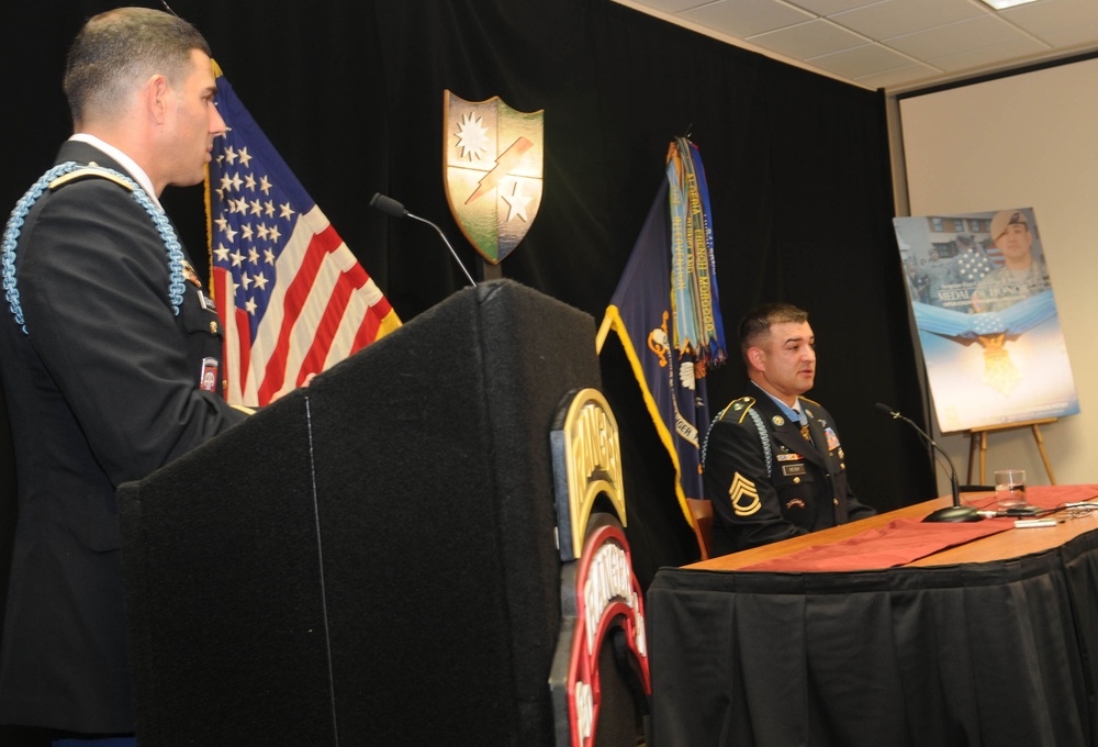 Medal of Honor recipient press conference