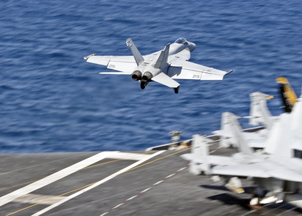 USS George Washington action