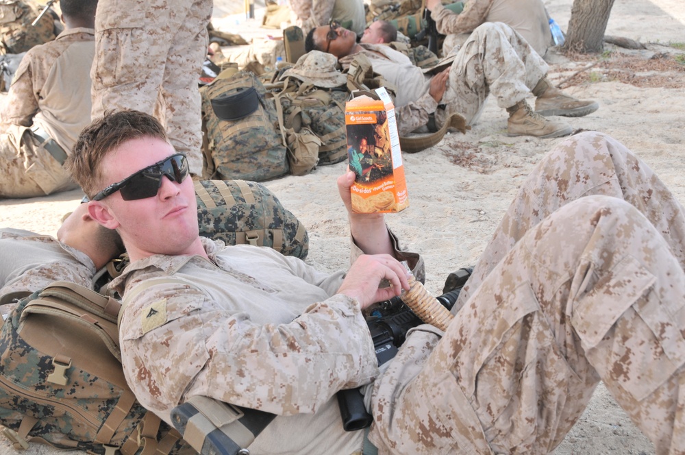 Troops supporting troops