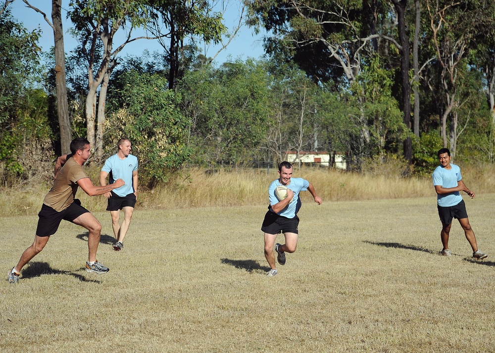 Australian break for rugby during Talisman Sabre 2011