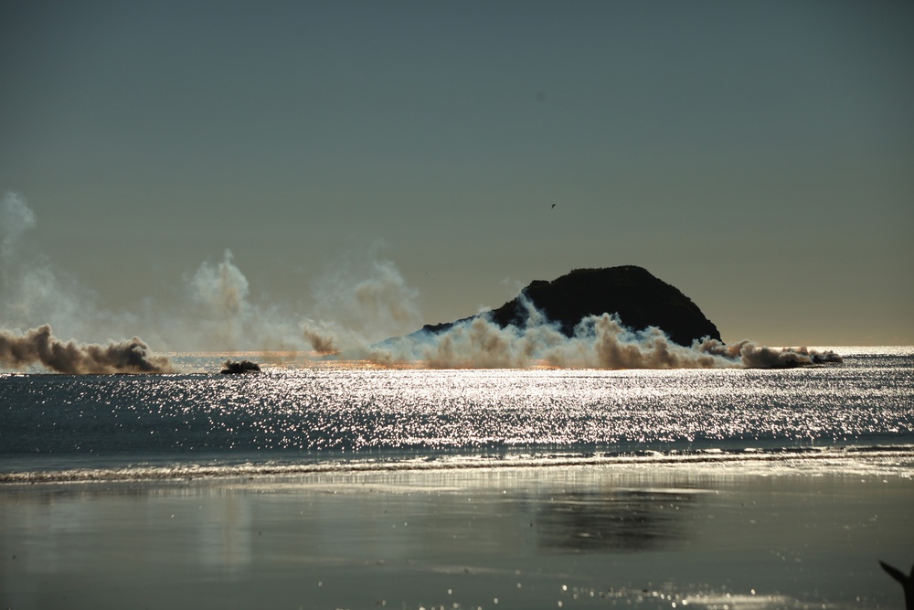 US Marines conduct amphibious assault during Talisman Sabre 2011