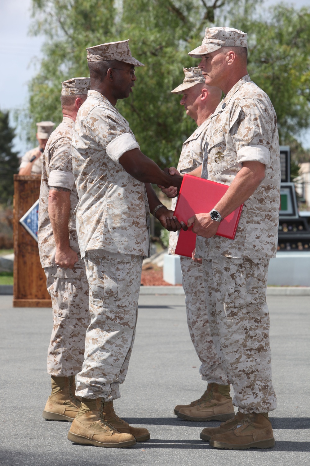 Division chief of staff receives award