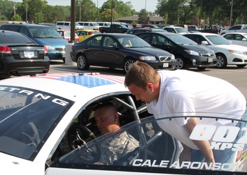 Kansas National Guard drag racers give back to wounded warriors