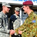 US, Australian paratroopers exchange jump wings during Talisman Sabre 2011