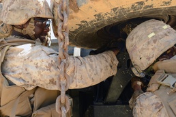 Engineer Marines prepare to deploy