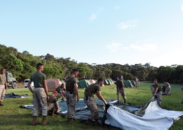 Marines conduct convoy operations