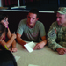 Soldier teaches local students English