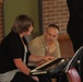 US 7th Fleet Band instructs piano student at Banora Point Primary School during Talisman Sabre 2011