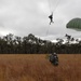 US, Australian Defence Force paratroopers jump into training during Talisman Sabre 2011