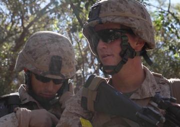 US Marines conduct mechanized assault during Talisman Sabre 2011