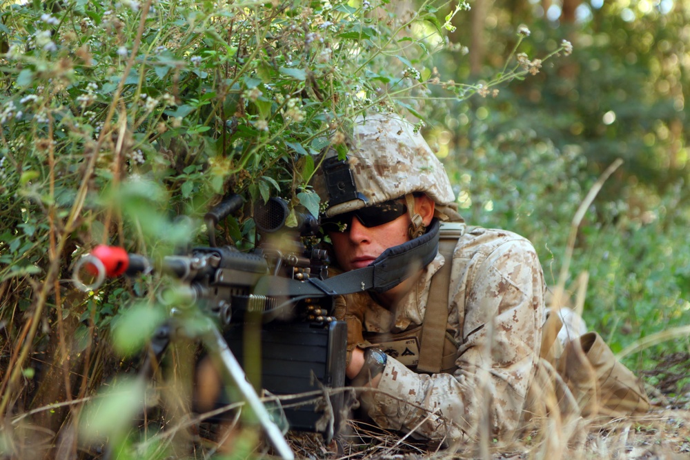 US Marines conduct mechanized assault during Talisman Sabre 2011