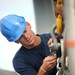 Navy diver aboard USNS Grasp