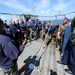 Navy diver aboard USNS Grasp