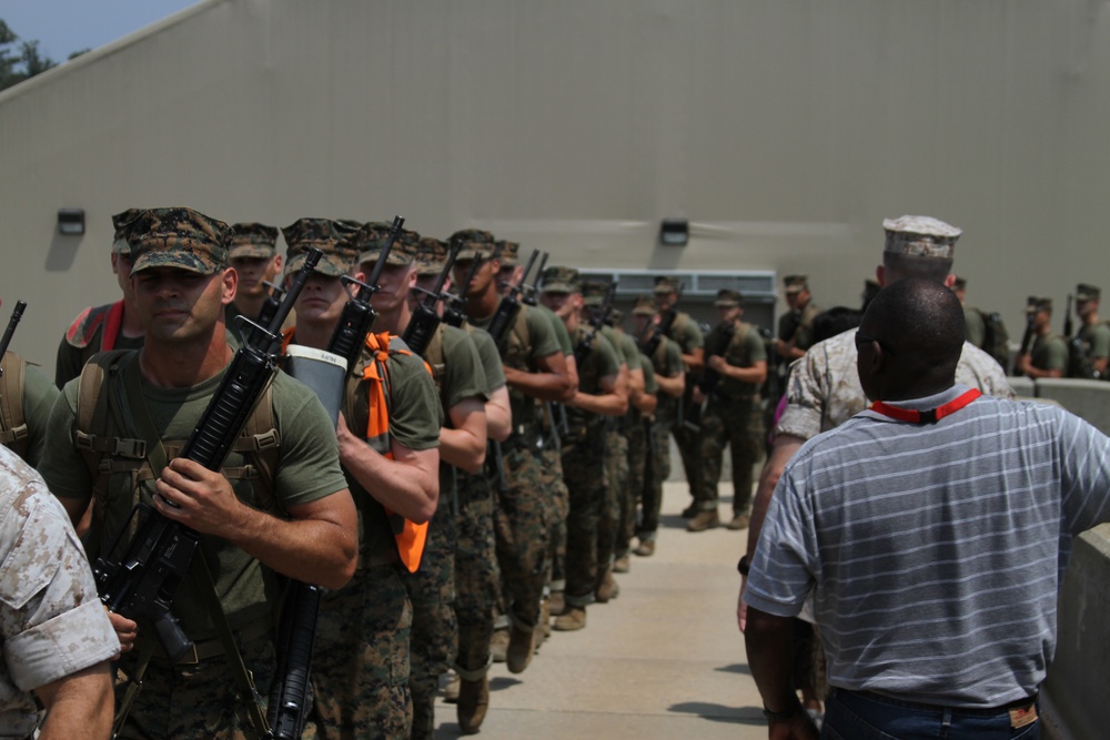 Key influencers see where it all begins for Marine officers
