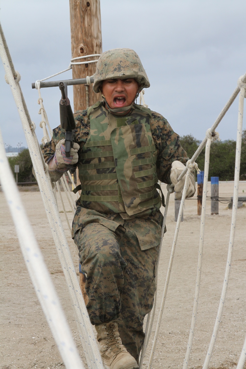 Bayonet Assault Course achieves combat mindset