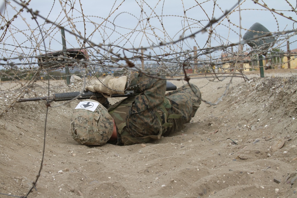 Bayonet Assault Course achieves combat mindset