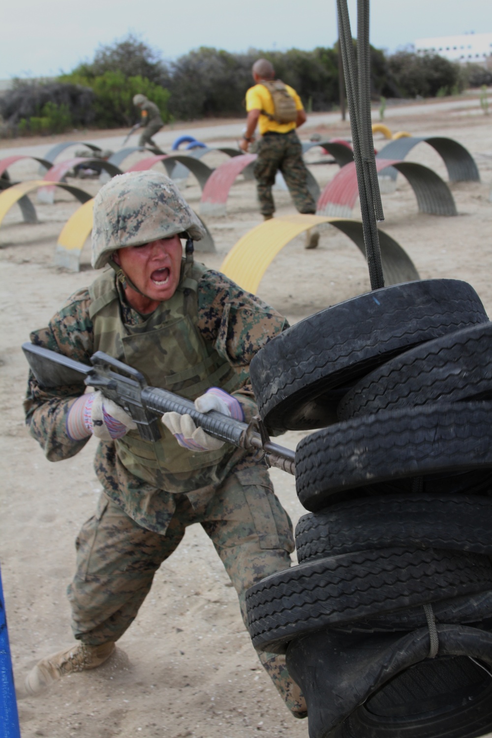 Bayonet Assault Course achieves combat mindset