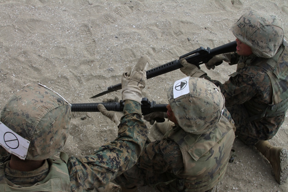 Bayonet Assault Course achieves combat mindset