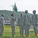 Passing the 525th MP Company Guidon