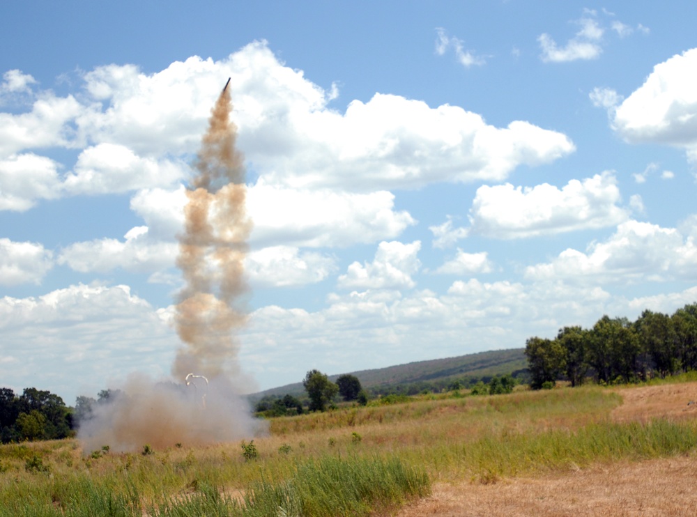 316th MAC practices firing rockets