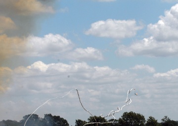 316th MAC practice fires rockets