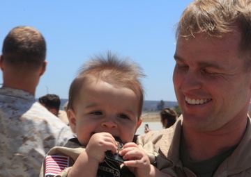 Harvest Hawk lands after first deployment