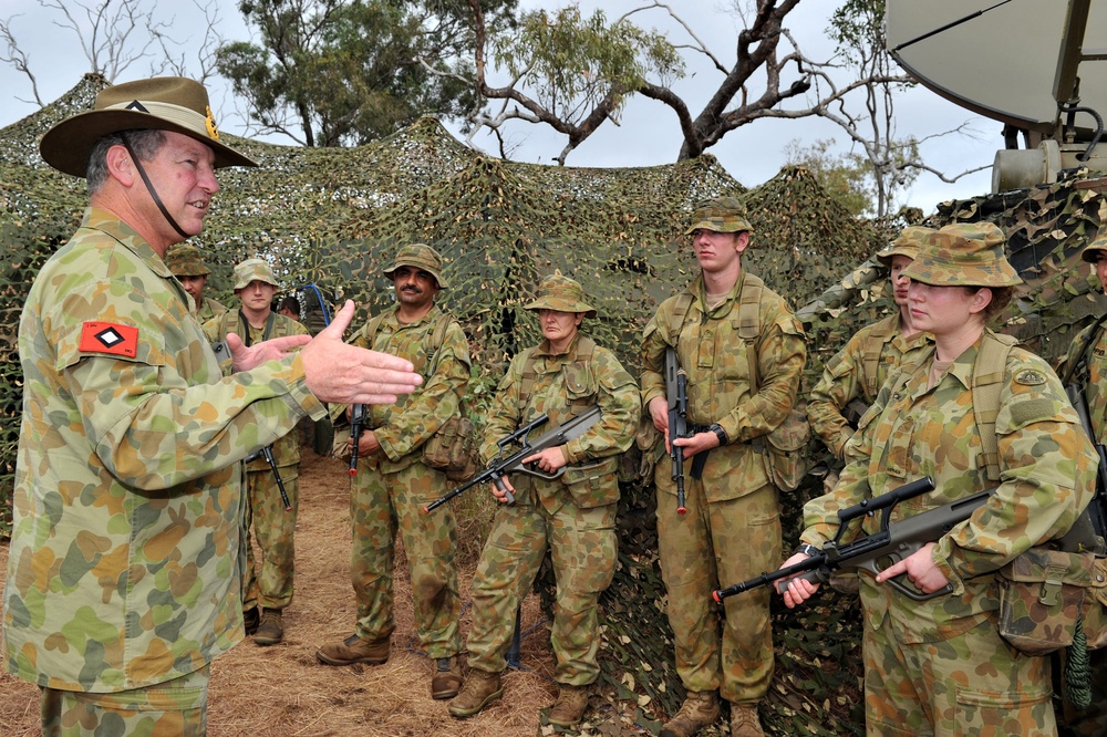 Australian Defence Force troops train in Shoalwater Bay Training Area during Talisman Sabre 2011