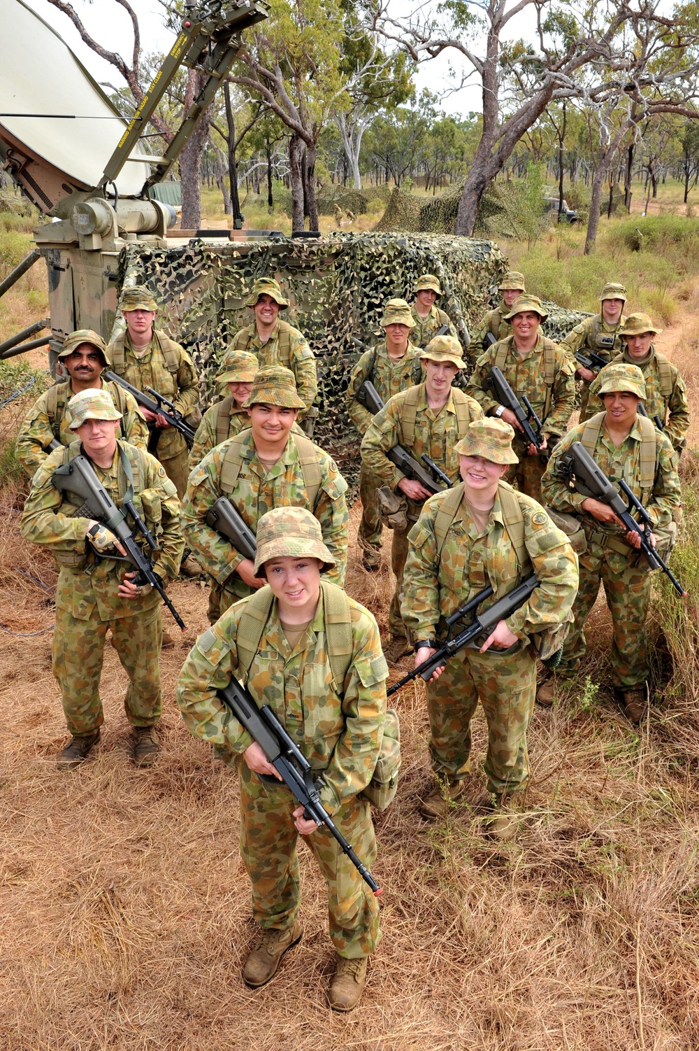 Australian Defence Force troops train in Shoalwater Bay Training Area during Talisman Sabre 2011