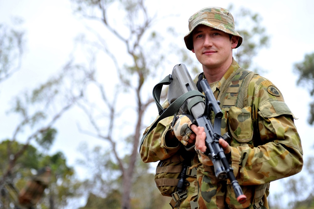 Australian Defence Force troops train in Shoalwater Bay Training Area during Talisman Sabre 2011