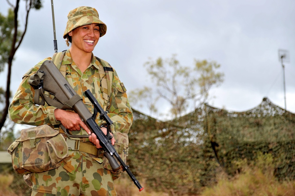 Australian Defence Force troops train in Shoalwater Bay Training Area during Talisman Sabre 2011