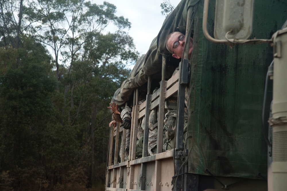 US, Australian Defence Force troops train in Shoalwater Bay Training Area during Talisman Sabre 2011