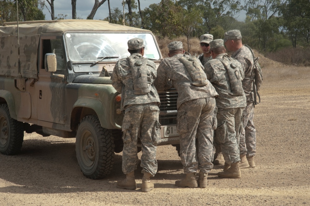 US, Australian Defence Force troops train in Shoalwater Bay Training Area during Talisman Sabre 2011