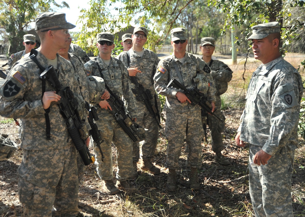 US, Australian Defence Force troops train in Shoalwater Bay Training Area during Talisman Sabre 2011