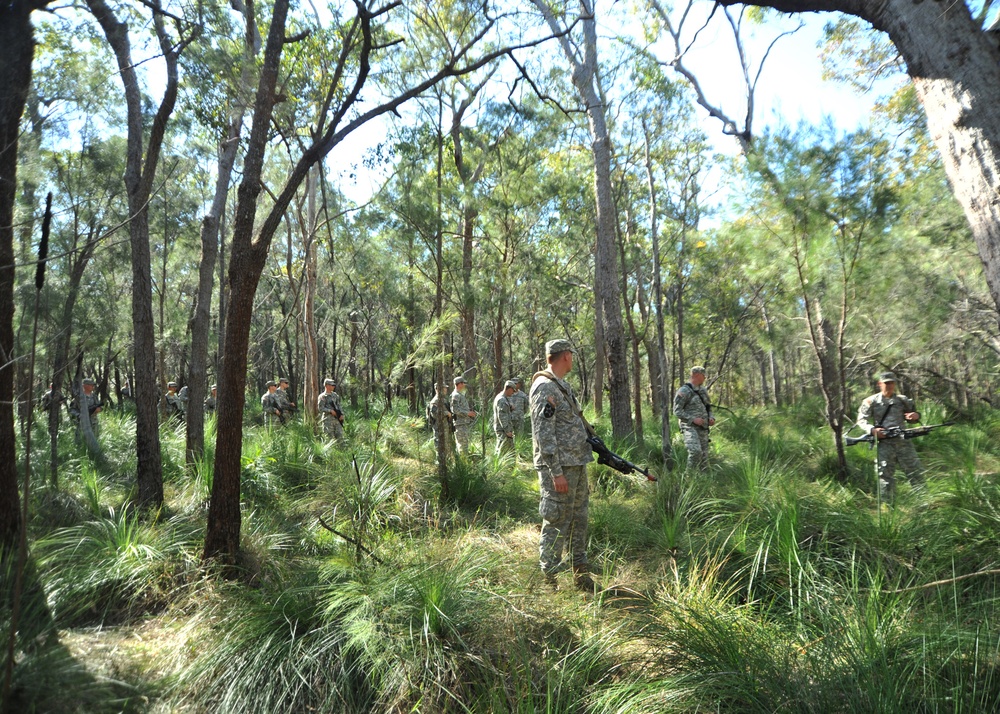 US, Australian Defence Force troops train in Shoalwater Bay Training Area during Talisman Sabre 2011