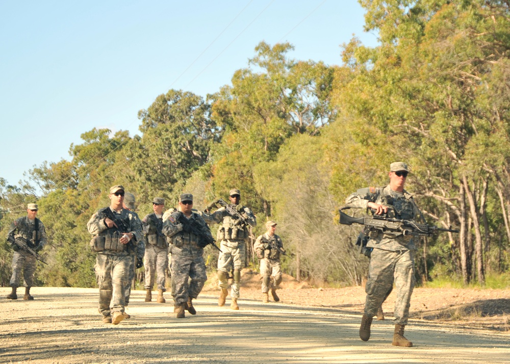 US, Australian Defence Force troops train in Shoalwater Bay Training Area during Talisman Sabre 2011