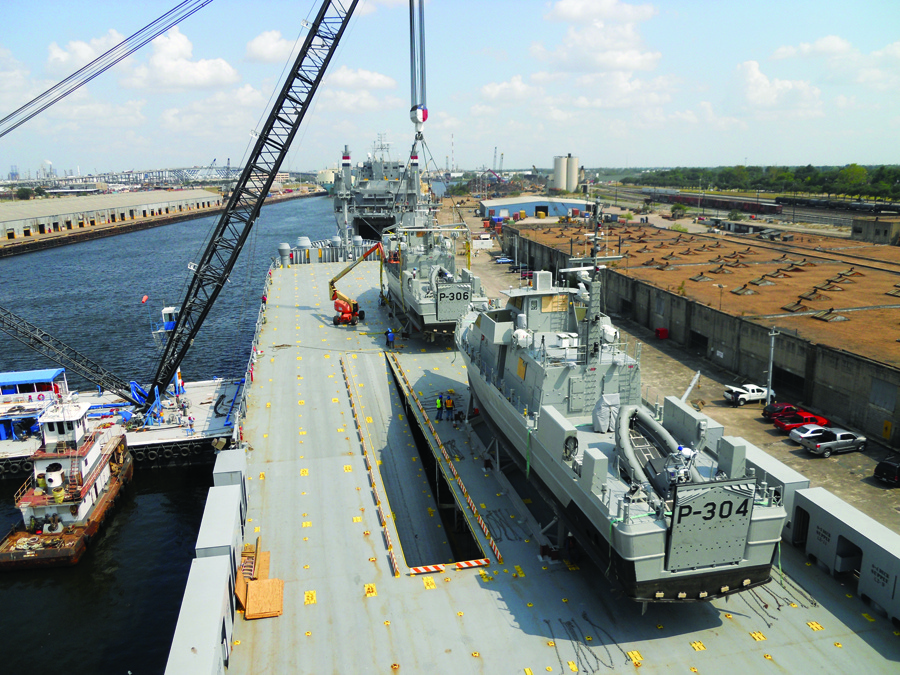 Loading MV Cape Trinity