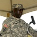 Incoming 525th MP Company commander gives speech