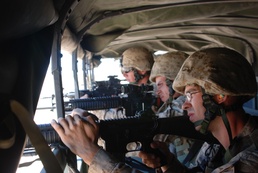 Wing Support Marines conduct convoy drills