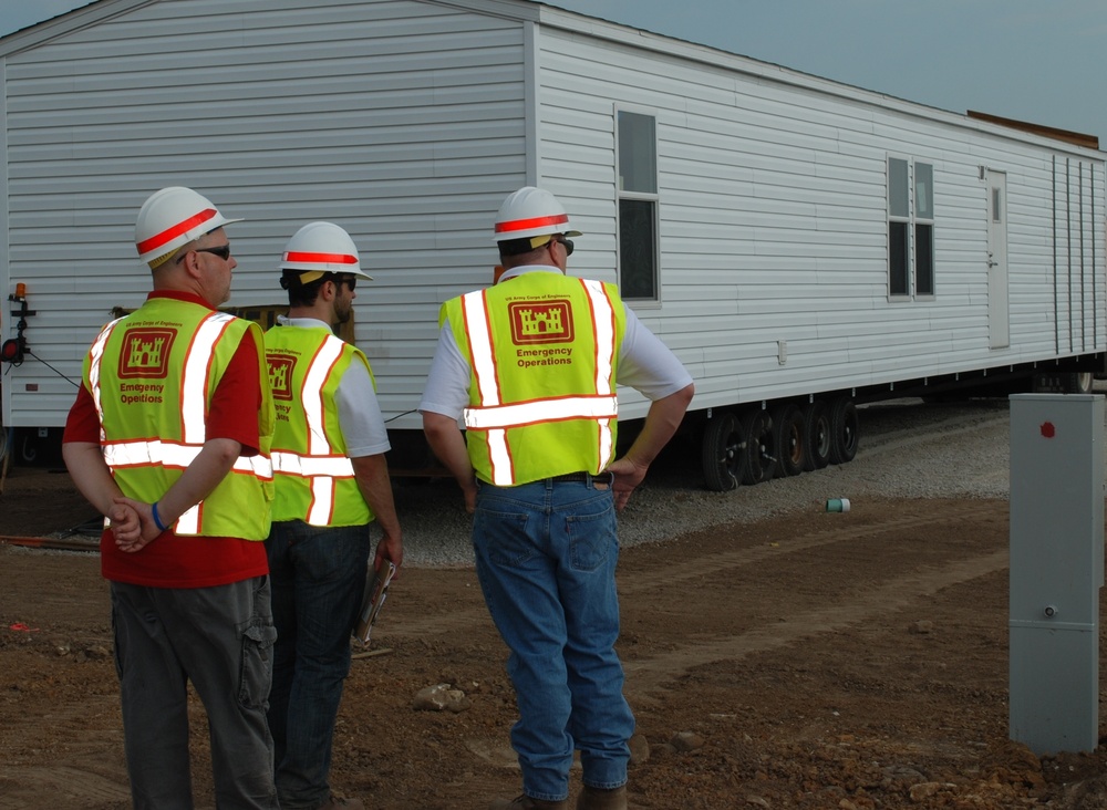 First FEMA modular homes arrive in Joplin