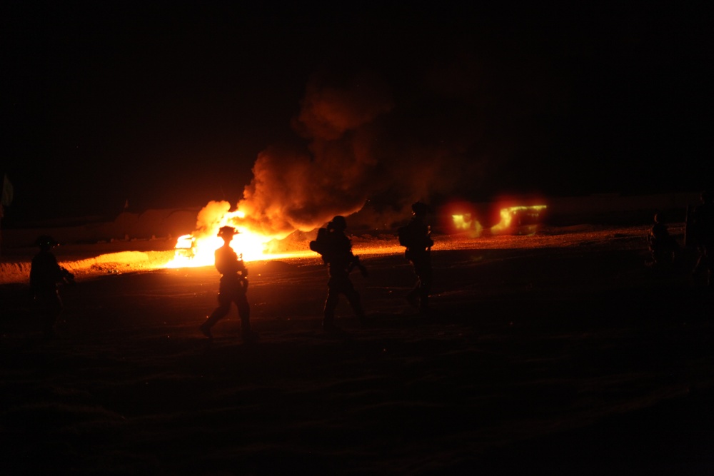An operation focused on disrupting a Taliban Network cell