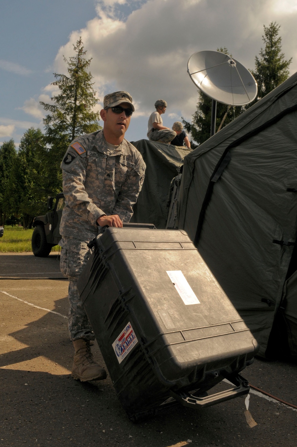 US forces prepare in Ukraine for Exercise Rapid Trident 2011