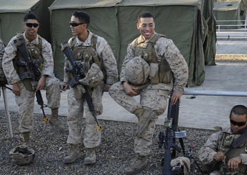 US Marines participate in a scenario exercise during Talisman Sabre 2011