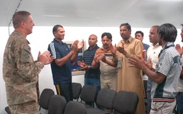 Chaplain facilitates worship for unique group at Bagram Air Field