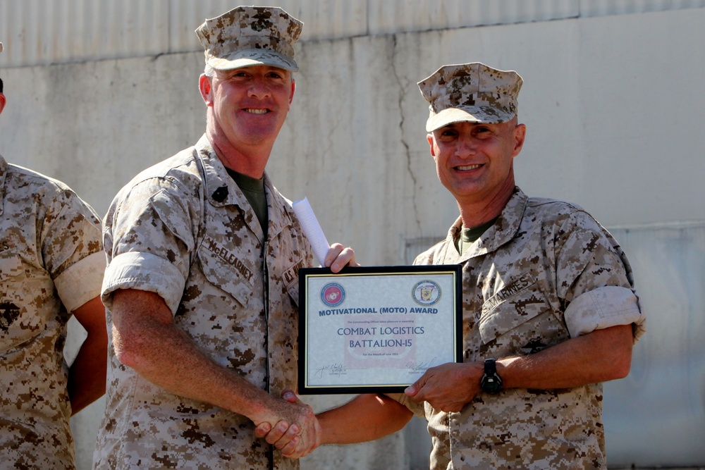 CLB-15 receives CLR-17’s first ever ‘Motivation Award’