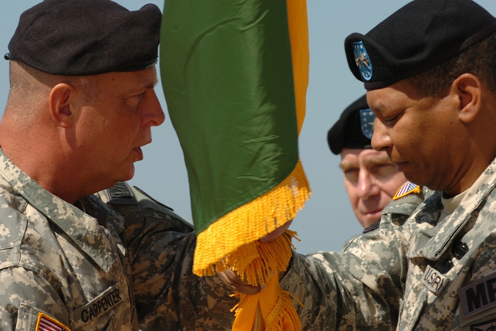 Military Police Brigade bids farewell to one leader, greets another