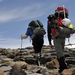 Wounded war heroes summit Mount Rainier